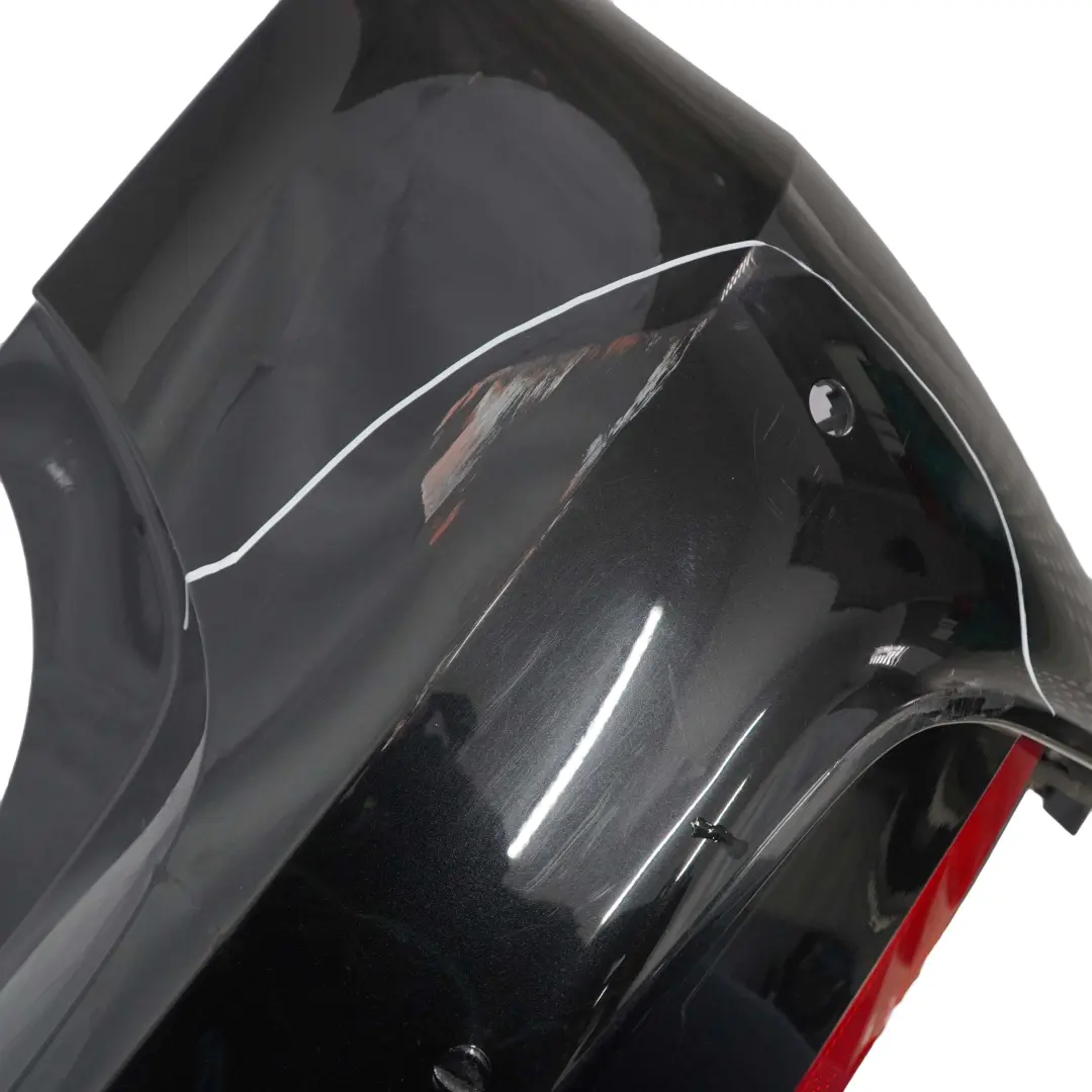 Bumper Trim Panel PDC Black Sapphire Metallic - 475 to BMW 3 F30 M Sport Rear with Part number 8056498 BMW 3 F30 M Sport Rear Bumper Trim Panel PDC Black Sapphire Metallic - 475 - SKU 8056498-BS - Part number 8056498