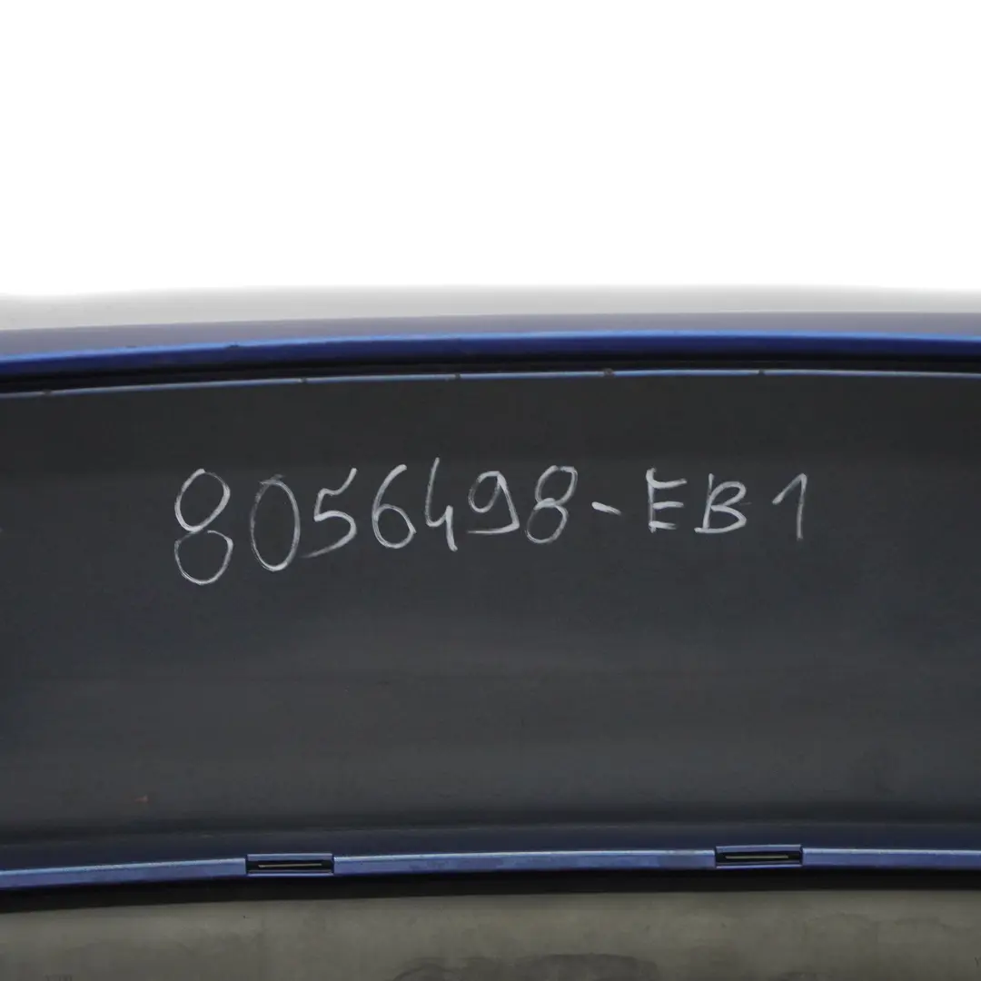 BMW F30 Rear Bumper M Sport Trim Panel PDC Estoril Blue Metallic - B45 - SKU 8056498-EB1 - Part number 8056498