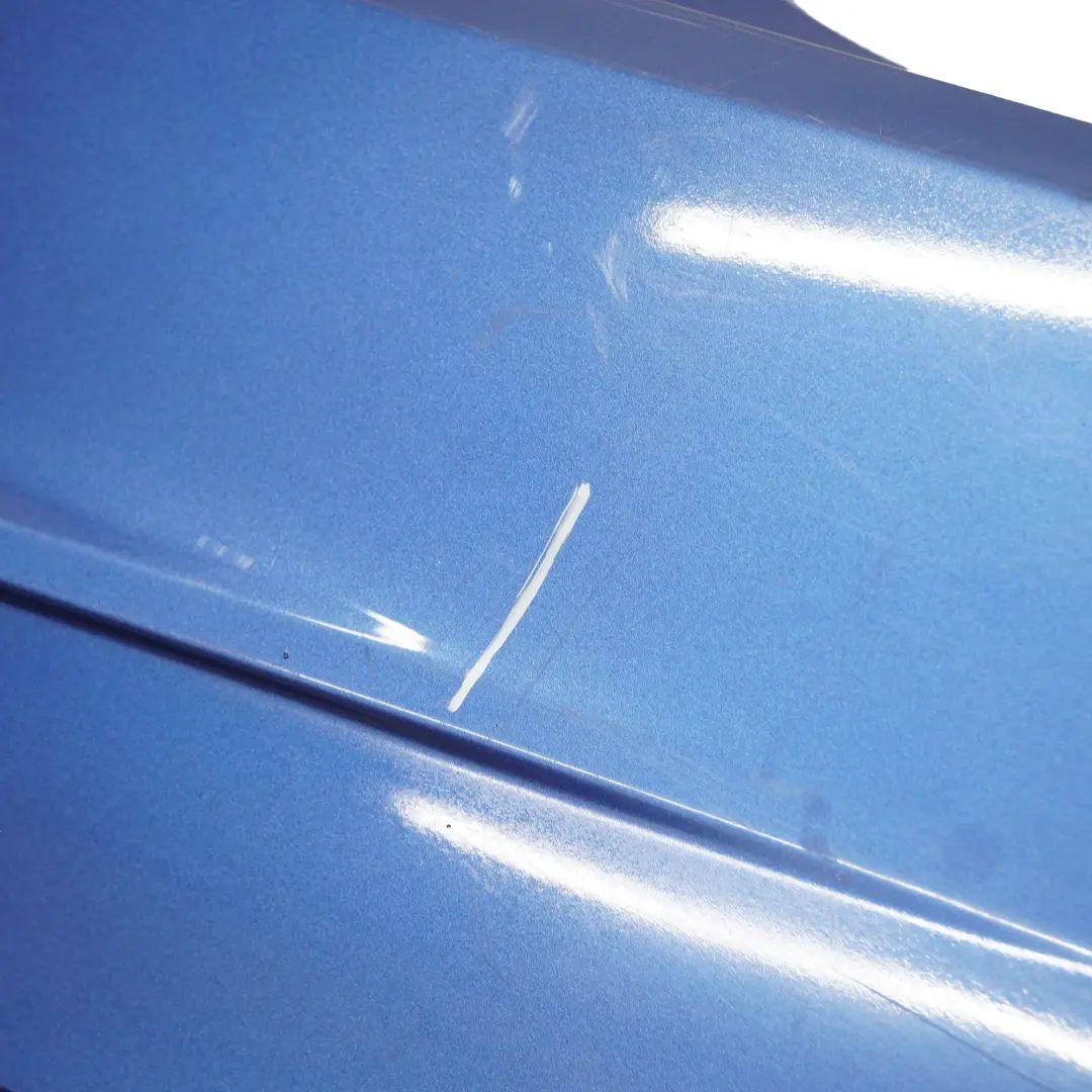 Bumper M Sport Trim Panel PDC Estoril Blue Metallic - B45 to BMW F30 Rear with Part number 8056498 BMW F30 Rear Bumper M Sport Trim Panel PDC Estoril Blue Metallic - B45 - SKU 8056498-EB1 - Part number 8056498