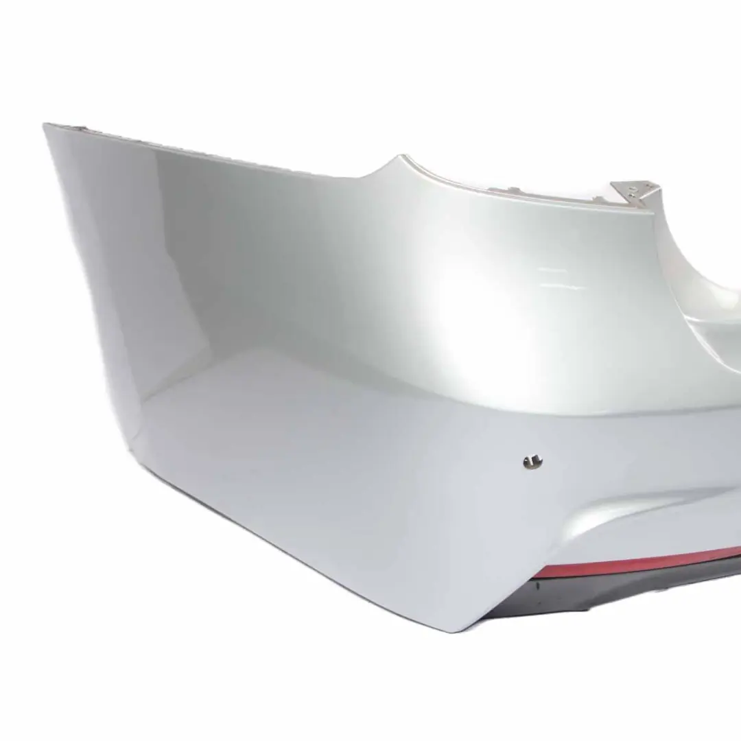 Bumper M Sport Trim Panel PDC Glacier Silver Metallic - A83 to BMW F30 Rear with Part number 8056498 BMW F30 Rear Bumper M Sport Trim Panel PDC Glacier Silver Metallic - A83 - SKU 8056498-GSB - Part number 8056498