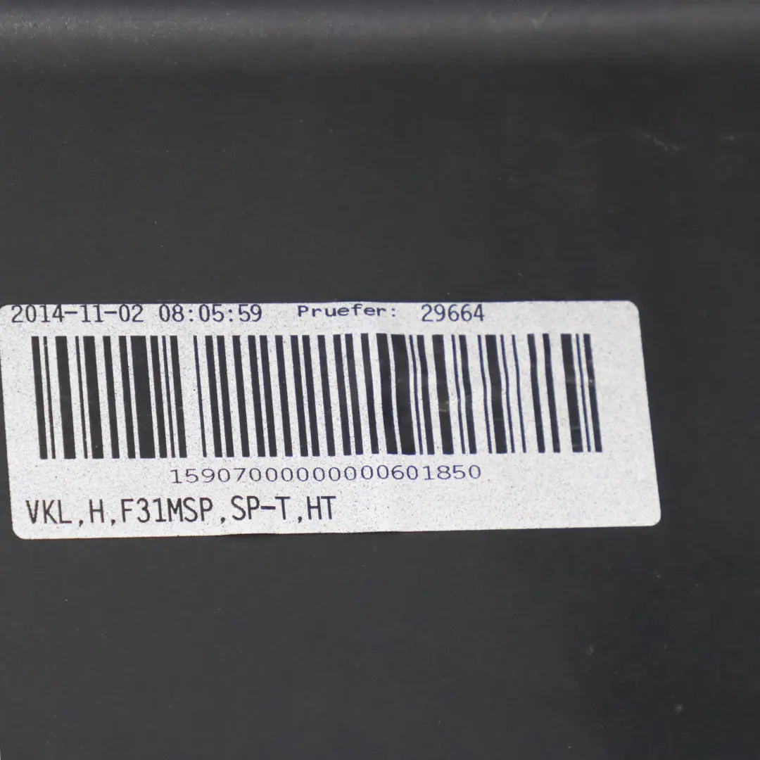 Bumper Touring M Sport Trim Panel Cover PDC Black Sapphire - 475 to BMW F31 Rear with Part number 8056577 BMW F31 Rear Bumper Touring M Sport Trim Panel Cover PDC Black Sapphire - 475 - SKU 8056577-BS1 - Part number 8056577