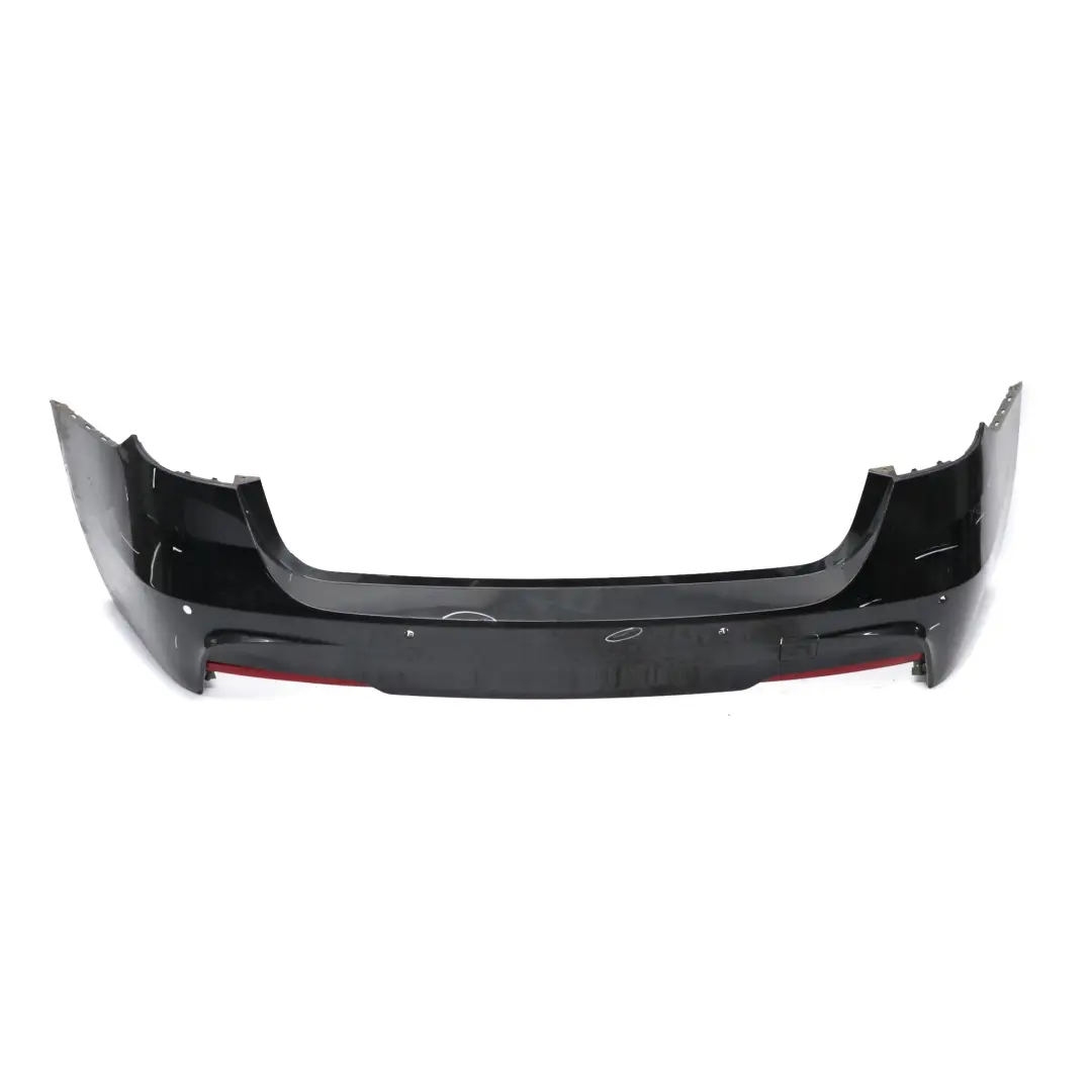 Bumper Touring M Sport Trim Panel Cover PDC Black Sapphire - 475 to BMW F31 Rear with Part number 8056577 BMW F31 Rear Bumper Touring M Sport Trim Panel Cover PDC Black Sapphire - 475 - SKU 8056577-BS - Part number 8056577