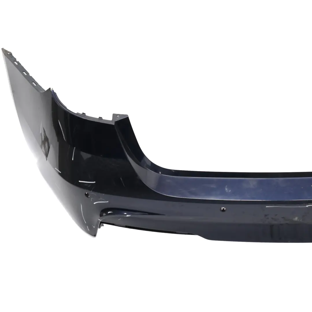 BMW F31 Touring M Sport Rear Bumper Trim Panel PDC Tanzanite Blue Metallic - X10 - SKU 8056577-TAN - Part number 8056577