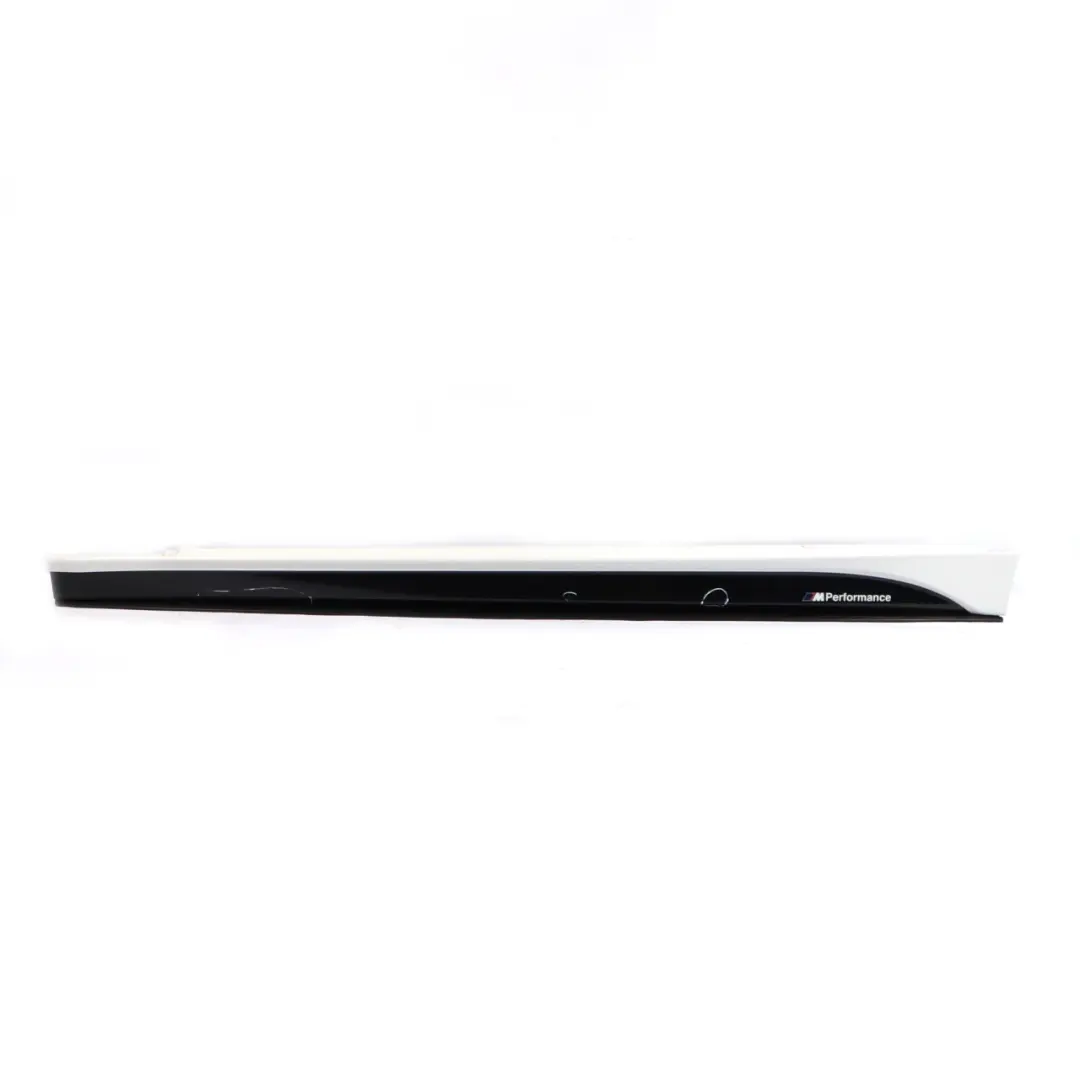 Sill Strip Side Skirt Left N/S Alpinweiss White - 300 to BMW F30 F31 M Sport with Part number 8056579 BMW F30 F31 M Sport Sill Strip Side Skirt Left N/S Alpinweiss White - 300 - SKU 8056579-AW1 - Part number 8056579