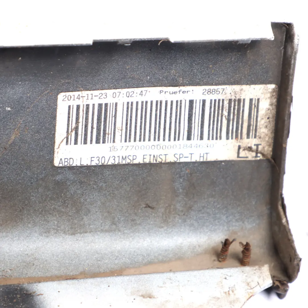 Sill Strip Side Skirt Left N/S Alpinweiss White - 300 to BMW F30 F31 M Sport with Part number 8056579 BMW F30 F31 M Sport Sill Strip Side Skirt Left N/S Alpinweiss White - 300 - SKU 8056579-AW1 - Part number 8056579