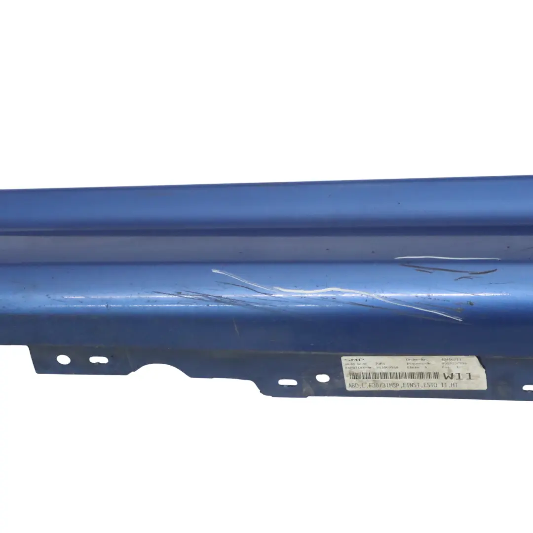 BMW F30 F31 Gonna laterale M Sport Sill Strip Sinistra Estorilblau - B45 - SKU 8056579-EB1 - Numero di parte 8056579
