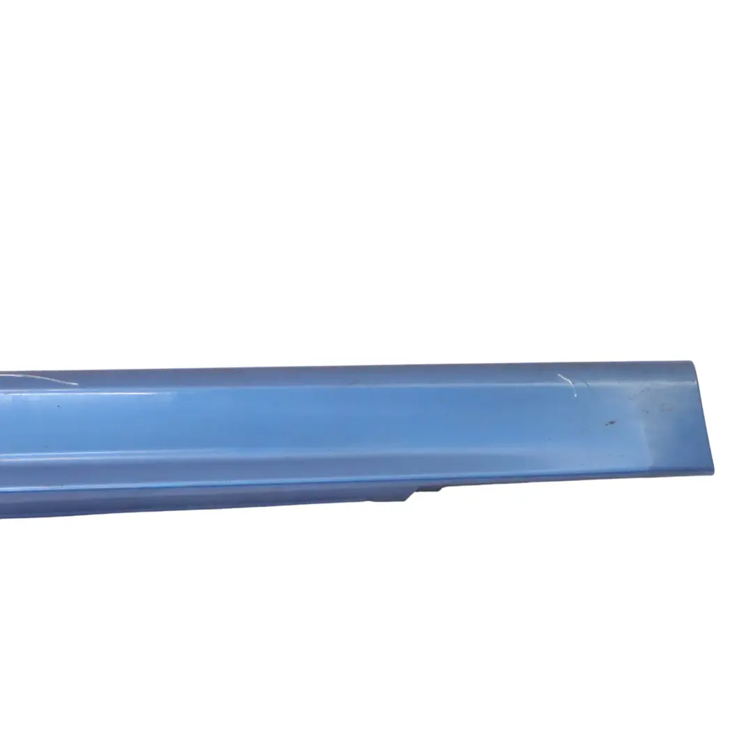 BMW F30 F31 Side Skirt M Sport Sill Strip Left N/S Estoril Blue Metallic - B45 - SKU 8056579-EB1 - Part number 8056579