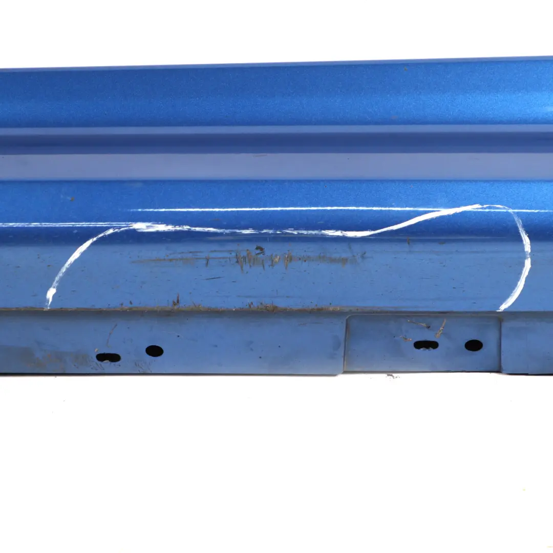 Side Skirt M Sport Sill Strip Left N/S Estoril Blue Metallic - B45 to BMW F30 F31 with Part number 8056579 BMW F30 F31 Side Skirt M Sport Sill Strip Left N/S Estoril Blue Metallic - B45 - SKU 8056579-EB - Part number 8056579