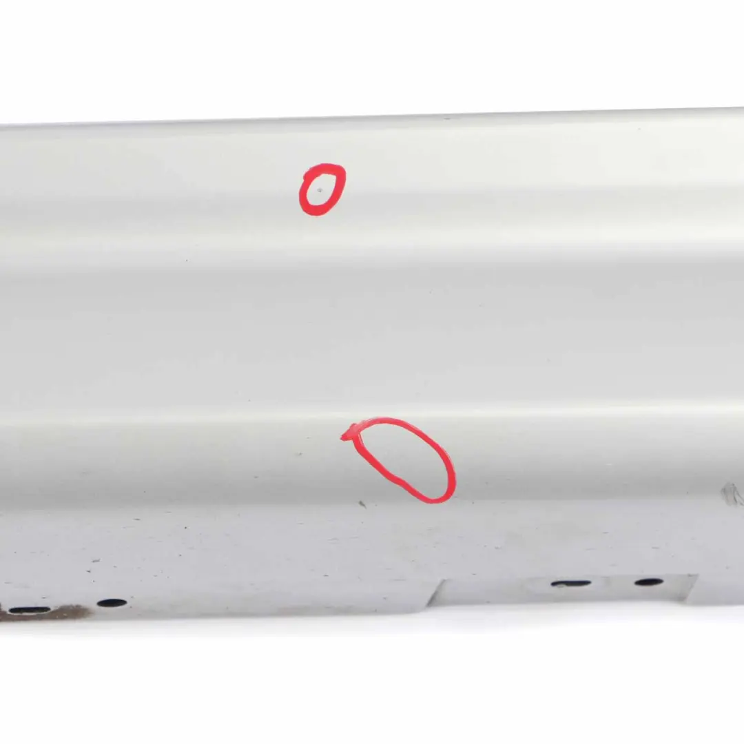 BMW F30 F31 Side Skirt M Sport Sill Strip Left N/S Glacier Silver Metallic - A83 - SKU 8056579-GSB - Part number 8056579