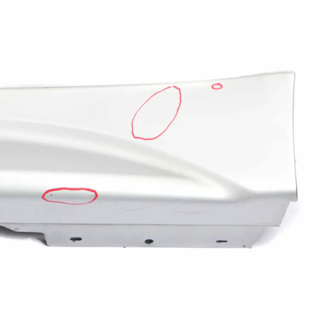 Side Skirt M Sport Sill Strip Left N/S Glacier Silver Metallic - A83 to BMW F30 F31 with Part number 8056579 BMW F30 F31 Side Skirt M Sport Sill Strip Left N/S Glacier Silver Metallic - A83 - SKU 8056579-GSB - Part number 8056579