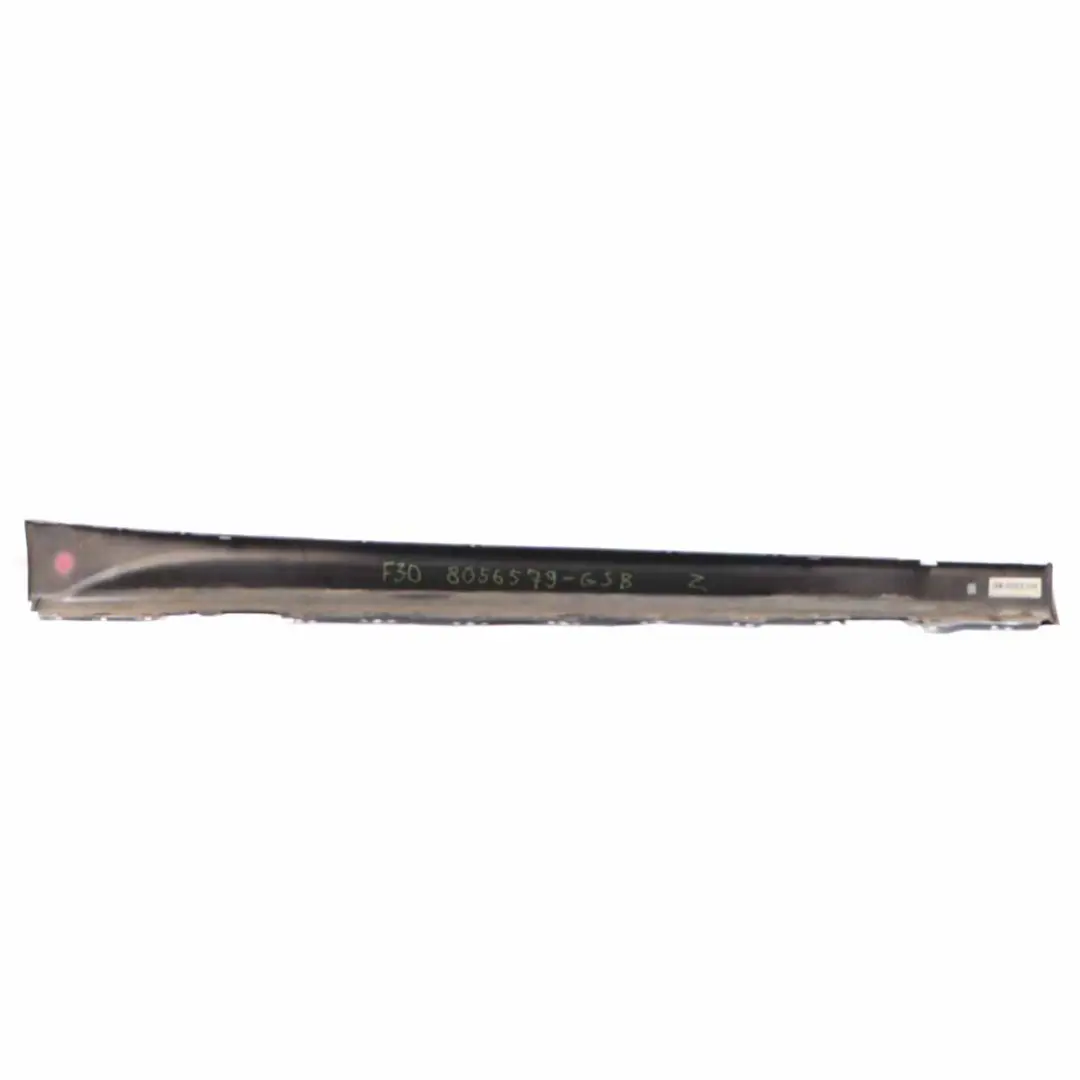 Side Skirt M Sport Sill Strip Left N/S Glacier Silver Metallic - A83 to BMW F30 F31 with Part number 8056579 BMW F30 F31 Side Skirt M Sport Sill Strip Left N/S Glacier Silver Metallic - A83 - SKU 8056579-GSB - Part number 8056579