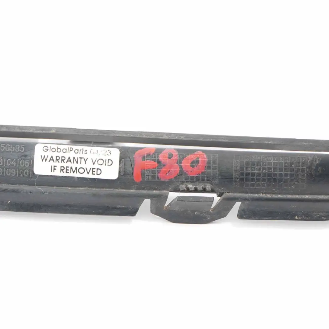 Bumper Bracket Rear Left N/S Mounting Trim Cover to BMW F80 M3 F82 M4 with Part number 8056585 BMW F80 M3 F82 M4 Bumper Bracket Rear Left N/S Mounting Trim Cover - SKU 8056585 - Part number 8056585