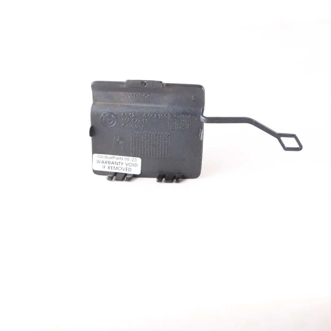 Bumper Flap M Sport Towing Eye Estoril Blue Metallic - B45 8054199 to BMW F30 Rear with Part number 8056615 BMW F30 Rear Bumper Flap M Sport Towing Eye Estoril Blue Metallic - B45 8054199 - SKU 8056615-EB - Part number 8056615