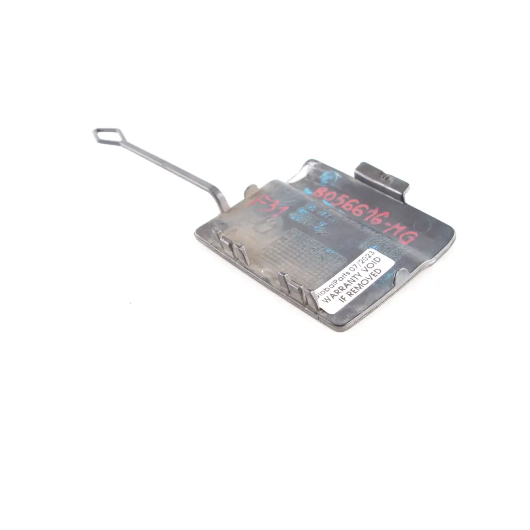 Towing Eye Hook Flap Cover Rear Bumper Mineral Grey B39 8054211 to BMW F31 M Sport with Part number 8056616 BMW F31 M Sport Towing Eye Hook Flap Cover Rear Bumper Mineral Grey B39 8054211 - SKU 8056616-MG - Part number 8056616