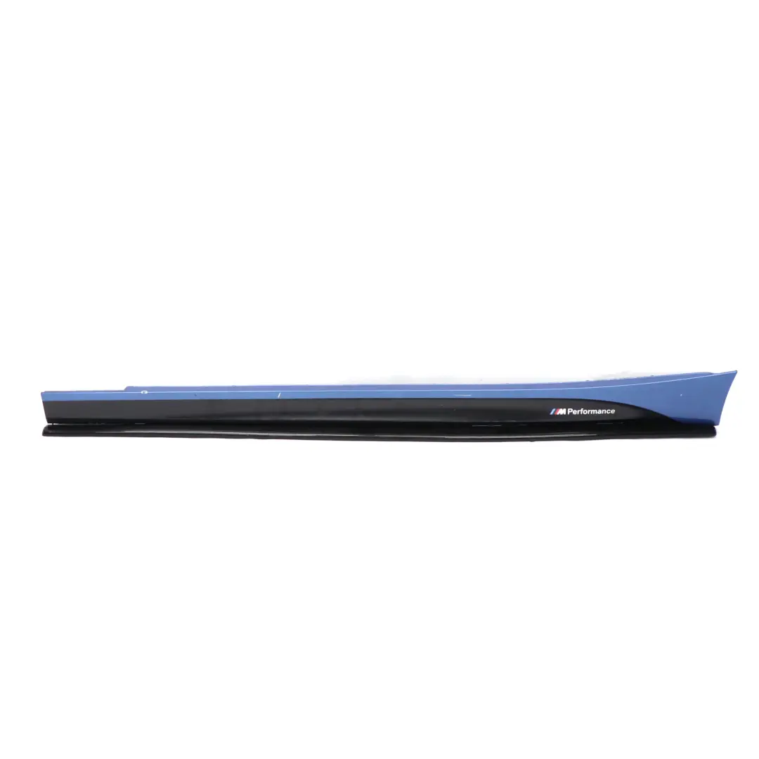 Side Skirt M Sport Sill Strip Left N/S Estorilblau Blue Metallic - B45 to BMW F20 with Part number 8056815 BMW F20 Side Skirt M Sport Sill Strip Left N/S Estorilblau Blue Metallic - B45 - SKU 8056815-EB2 - Part number 8056815