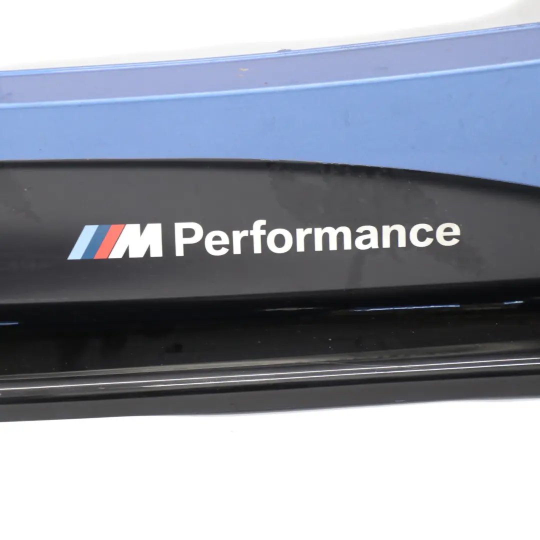 BMW F20 Próg Listwa Progowa Lewa M-Pakiet Estorilblau Blue Metallic - B45 - SKU 8056815-EB2 - Numer Części 8056815