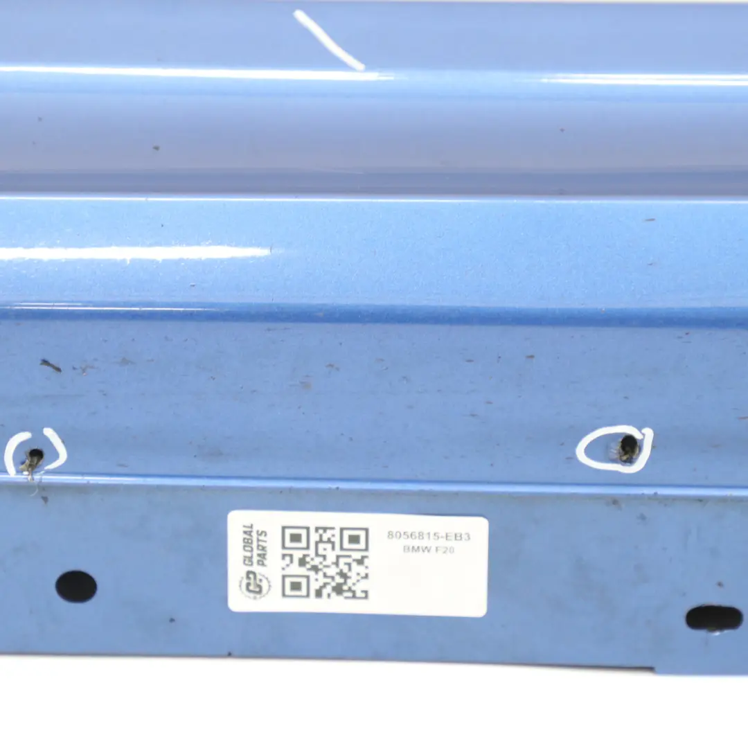 Seitenschweller M Sport Schwellerleiste links Estorilblau Metallic - B45 für BMW F20 mit Teilenummer 8056815 BMW F20 Seitenschweller M Sport Schwellerleiste links Estorilblau Metallic - B45 - SKU 8056815-EB3 - Teilenummer 8056815