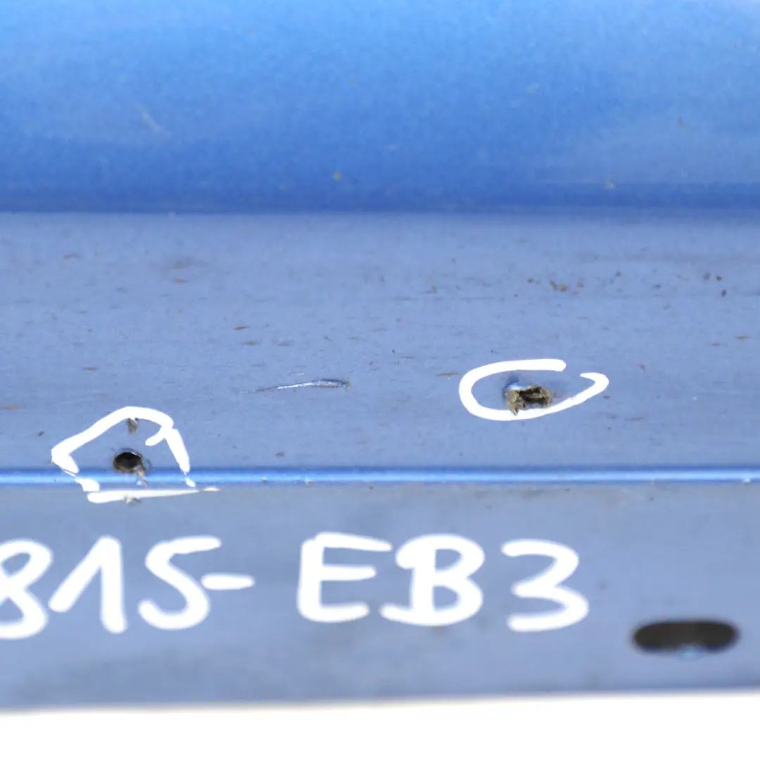 BMW F20 Seitenschweller M Sport Schwellerleiste links Estorilblau Metallic - B45 - SKU 8056815-EB3 - Teilenummer 8056815