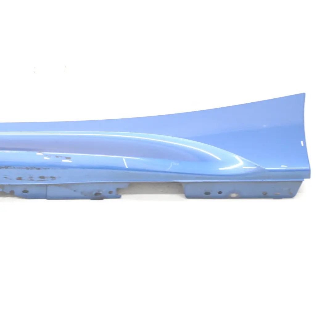 BMW F20 Side Skirt M Sport Sill Strip Left N/S Estorilblau Blue Metallic - B45 - SKU 8056815-EB4 - Part number 8056815