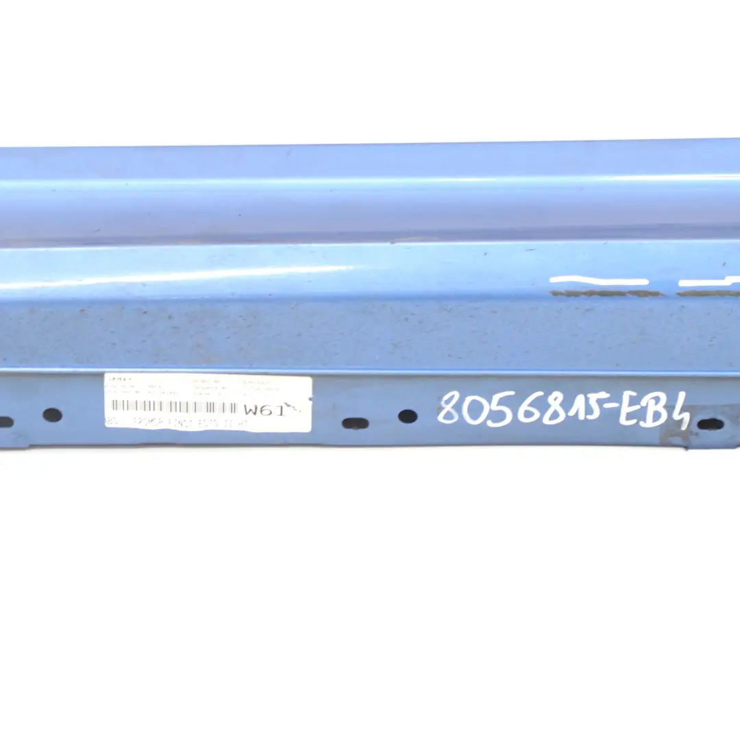  Faldón lateral BMW F20 M Sport Sill Strip Izquierdo Estorilblau Azul - B45 - SKU 8056815-EB4 - Número de pieza 8056815