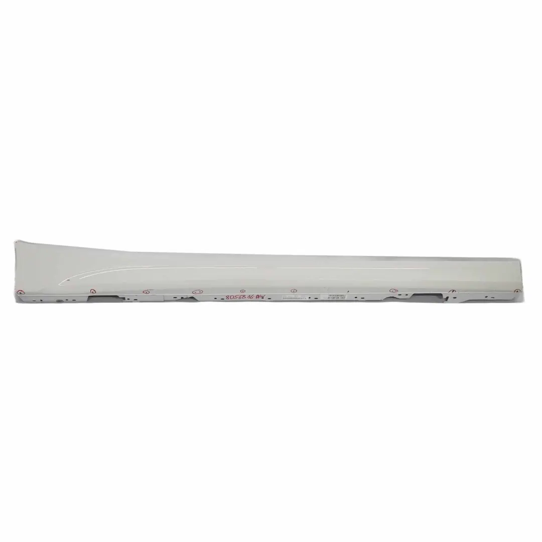 Side Skirt BMW F20 M Sport Sill Strip Cover Right O/S Alpine White - 300 to with Part number 8056816 Side Skirt BMW F20 M Sport Sill Strip Cover Right O/S Alpine White - 300 - SKU 8056816-AW - Part number 8056816