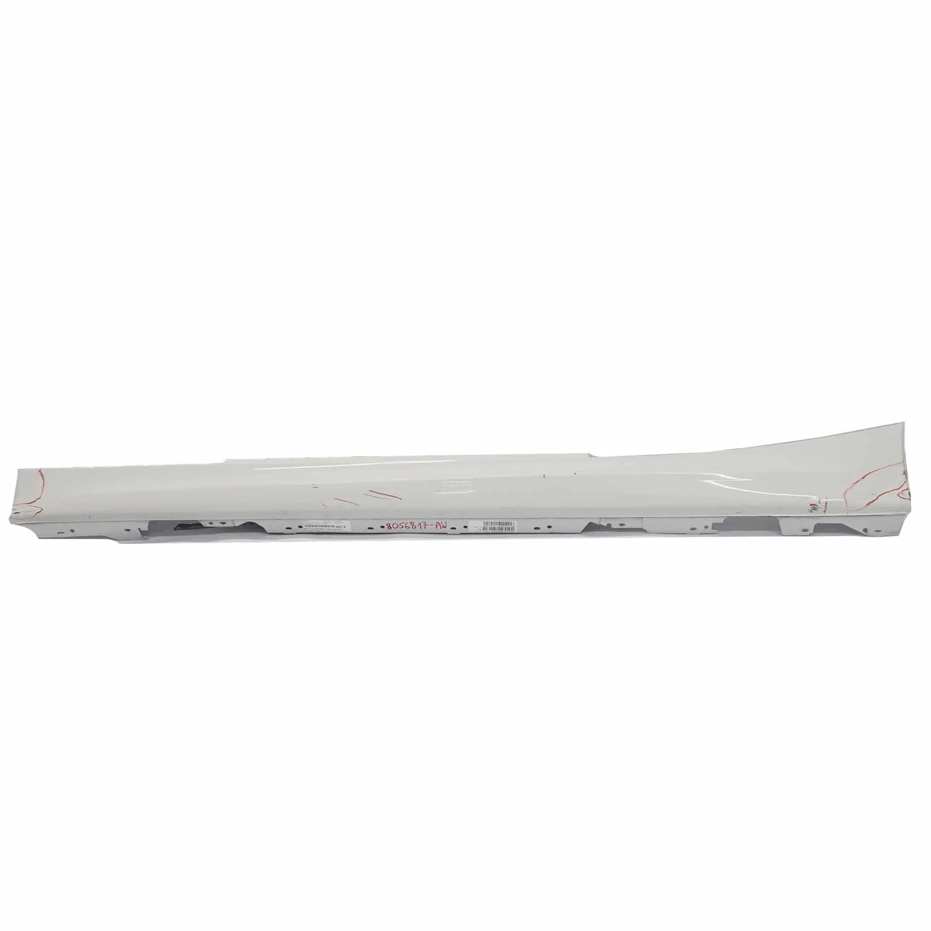BMW Fila F21 F22 Listello Portiera Gonna SX Bianco Alpino Alpin Bianco
