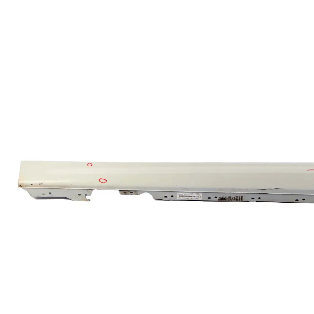 Sill Strip Side Skirt Left N/S Alpinweiss White 300 to BMW 1 2 F21 F22 M Sport with Part number 8056817 BMW 1 2 F21 F22 M Sport Sill Strip Side Skirt Left N/S Alpinweiss White 300 - SKU 8056817-AW1 - Part number 8056817