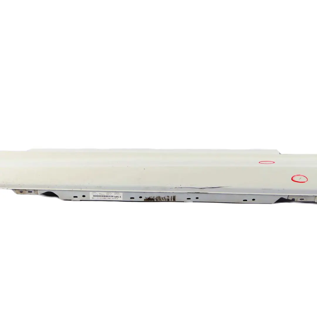 Sill Strip Side Skirt Left N/S Alpinweiss White 300 to BMW 1 2 F21 F22 M Sport with Part number 8056817 BMW 1 2 F21 F22 M Sport Sill Strip Side Skirt Left N/S Alpinweiss White 300 - SKU 8056817-AW1 - Part number 8056817