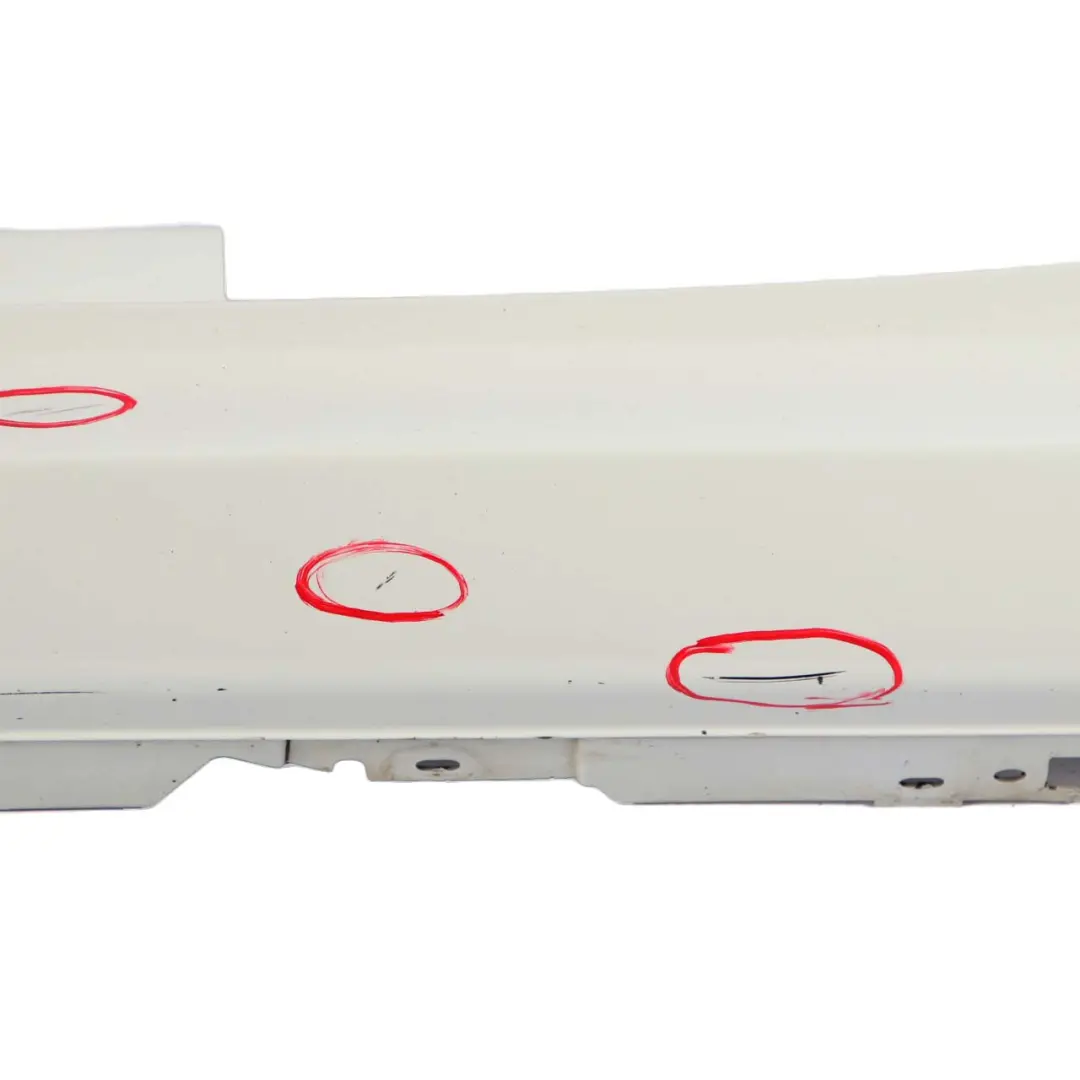 BMW 1 2 F21 F22 M Sport Sill Strip Side Skirt Left N/S Alpinweiss White 300 - SKU 8056817-AW1 - Part number 8056817