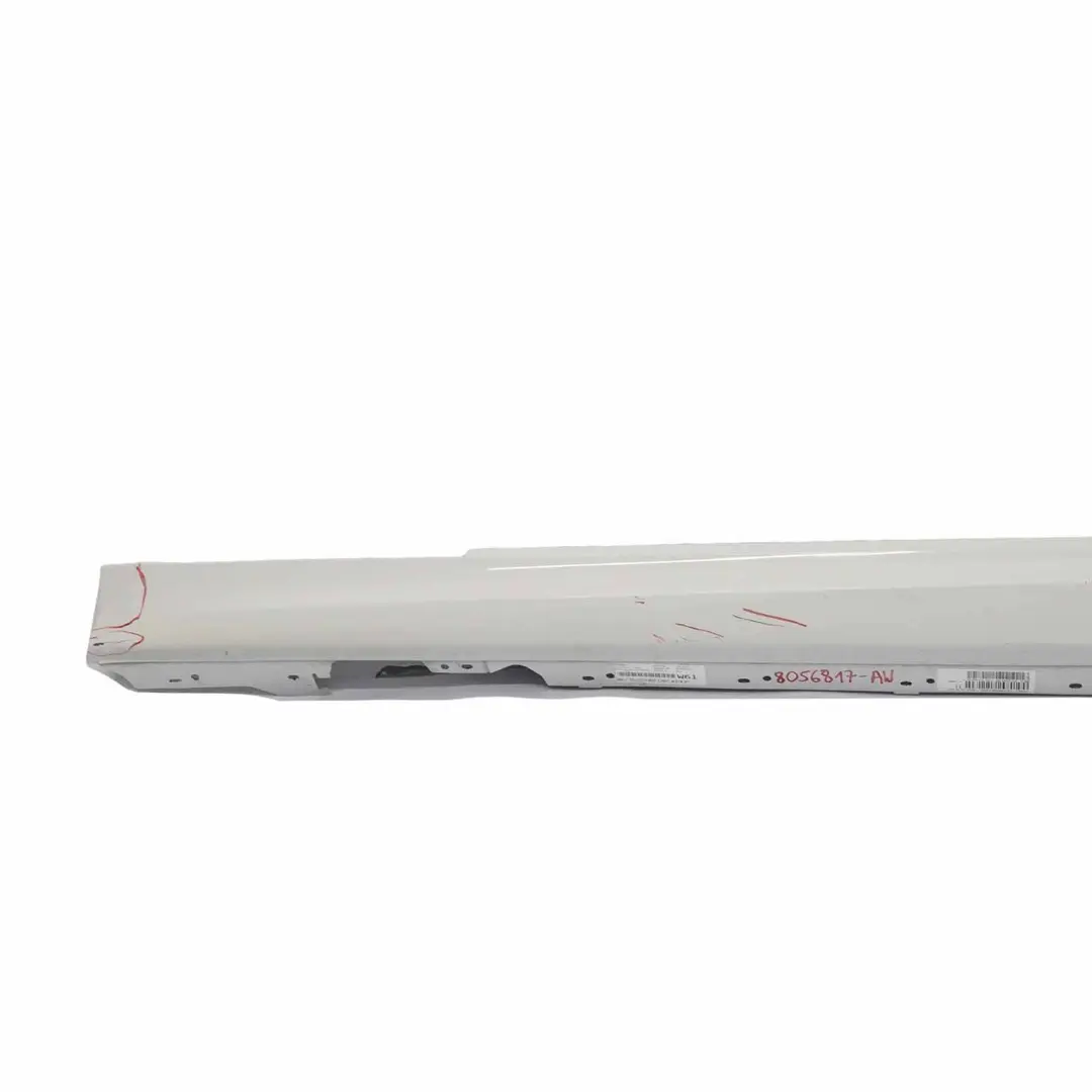 BMW 1 2 Serie F21 F22 Bas de Porte Seuil a Gauche Blanc des Alpes Alpin Blanc - SKU 8056817-AW - Numéro de pièce 8056817