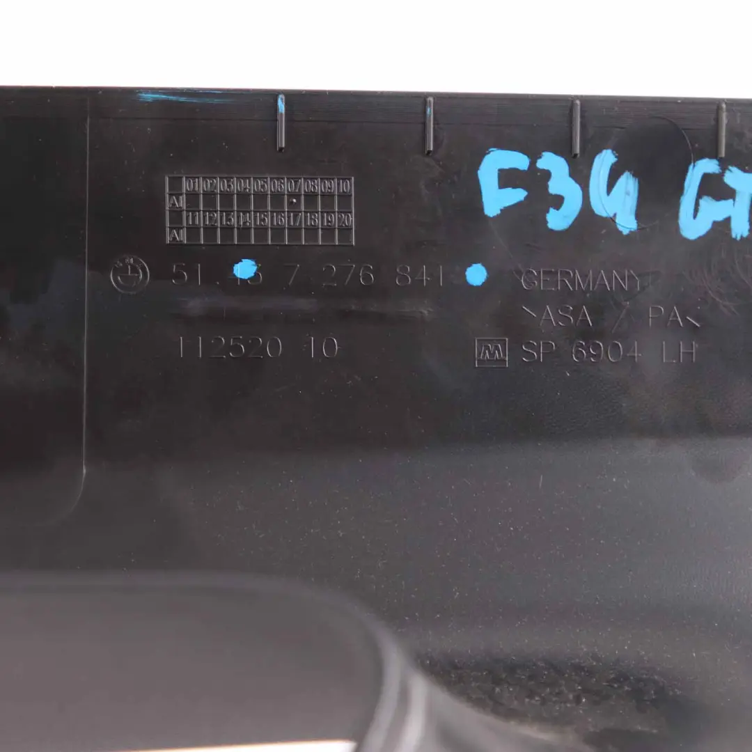  Trunk Trim BMW F34 GT Rear Left N/S Interior Panel Cover Black D-Pillar 7276841 - SKU 8056887 - Part number 8056888