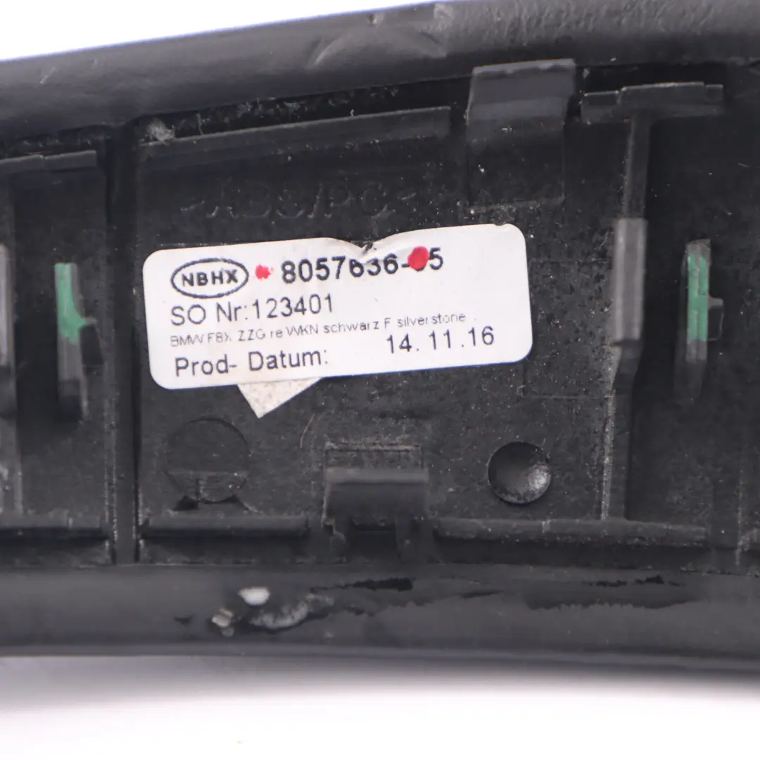  Door Handle BMW F80 M3 F82 M4 Cover Interior Leather Right O/S Black Silverstone - SKU 8057636 - Part number 8057636