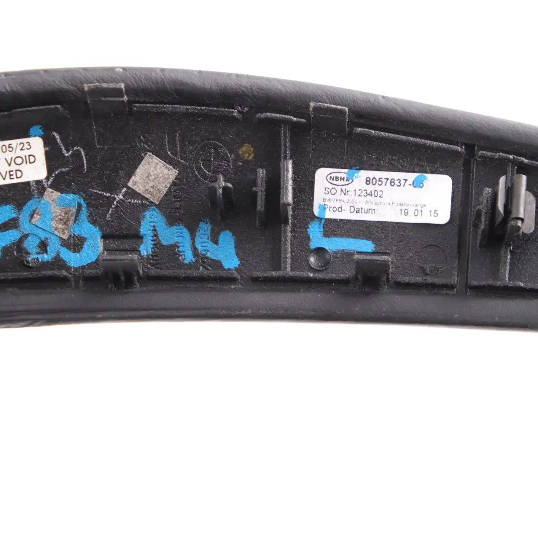 BMW X3 F25 Türkarte Innengriff Abdeckung vorne hinten links Schwarz 7248501 - SKU 8057637 - Teilenummer 8057637