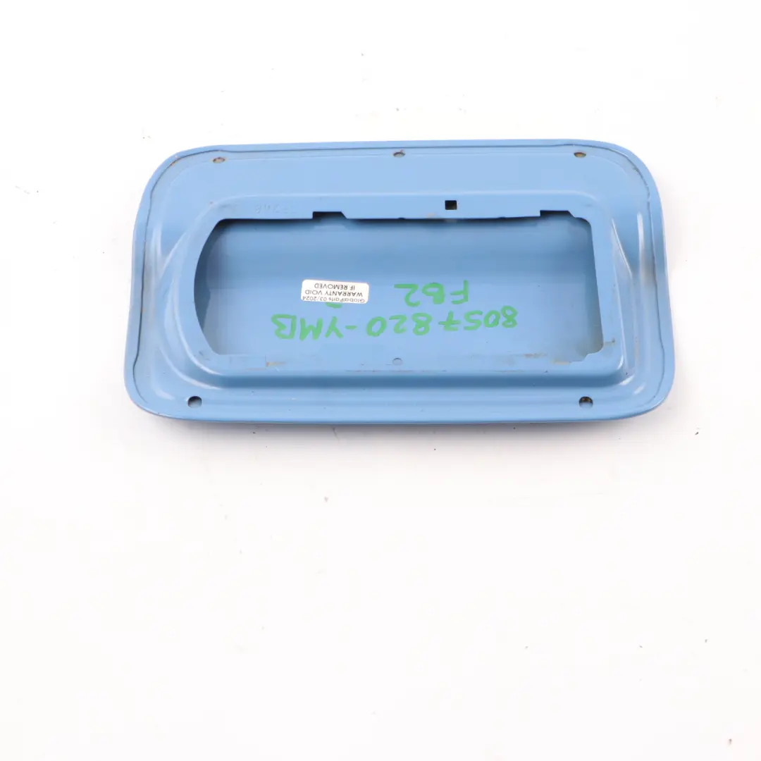 Filler Fill In Flap Cover Yas Marina Blue Metallic - B68 to BMW F82 M4 Fuel with Part number 8057820 BMW F82 M4 Fuel Filler Fill In Flap Cover Yas Marina Blue Metallic - B68 - SKU 8057820-YMB - Part number 8057820