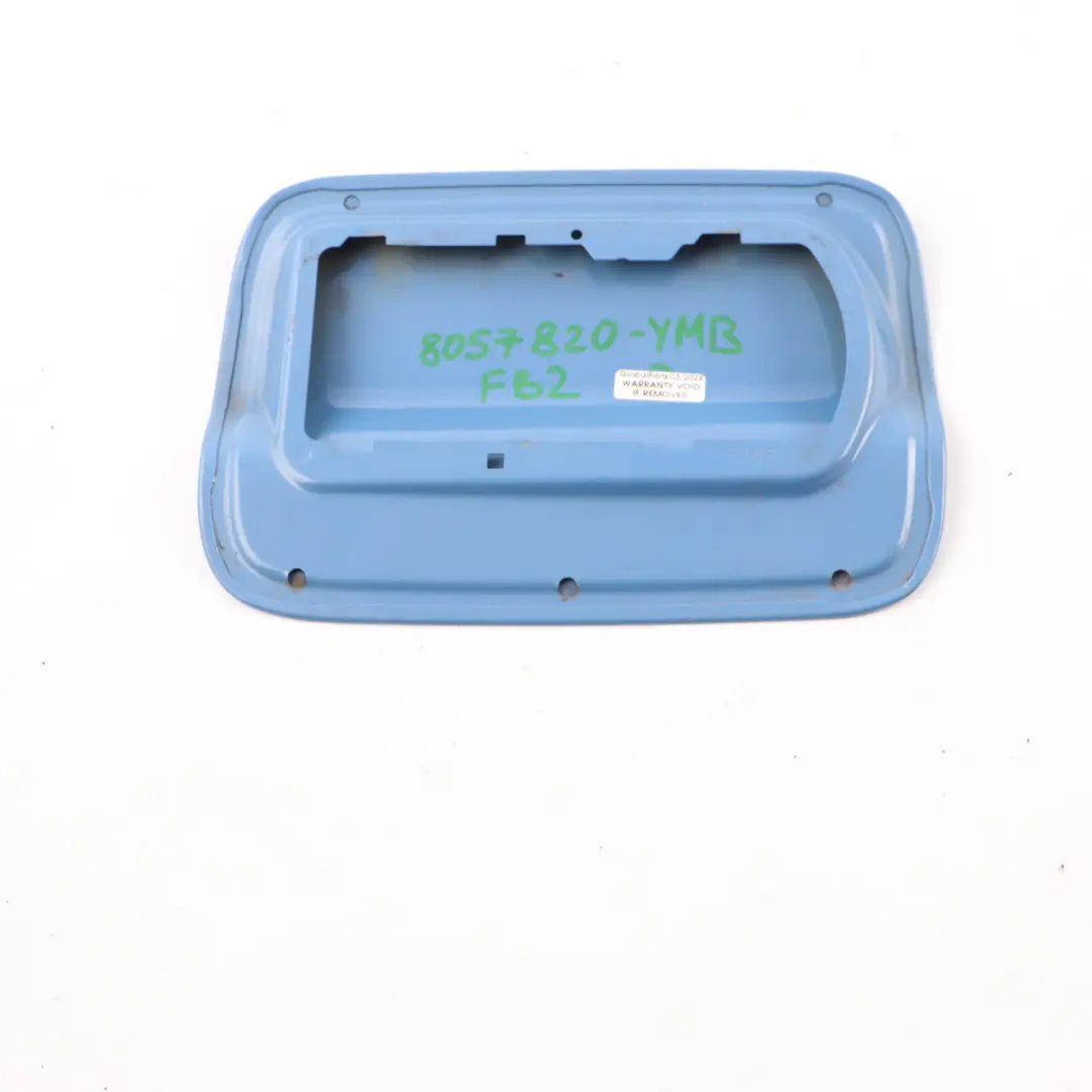 Filler Fill In Flap Cover Yas Marina Blue Metallic - B68 to BMW F82 M4 Fuel with Part number 8057820 BMW F82 M4 Fuel Filler Fill In Flap Cover Yas Marina Blue Metallic - B68 - SKU 8057820-YMB - Part number 8057820