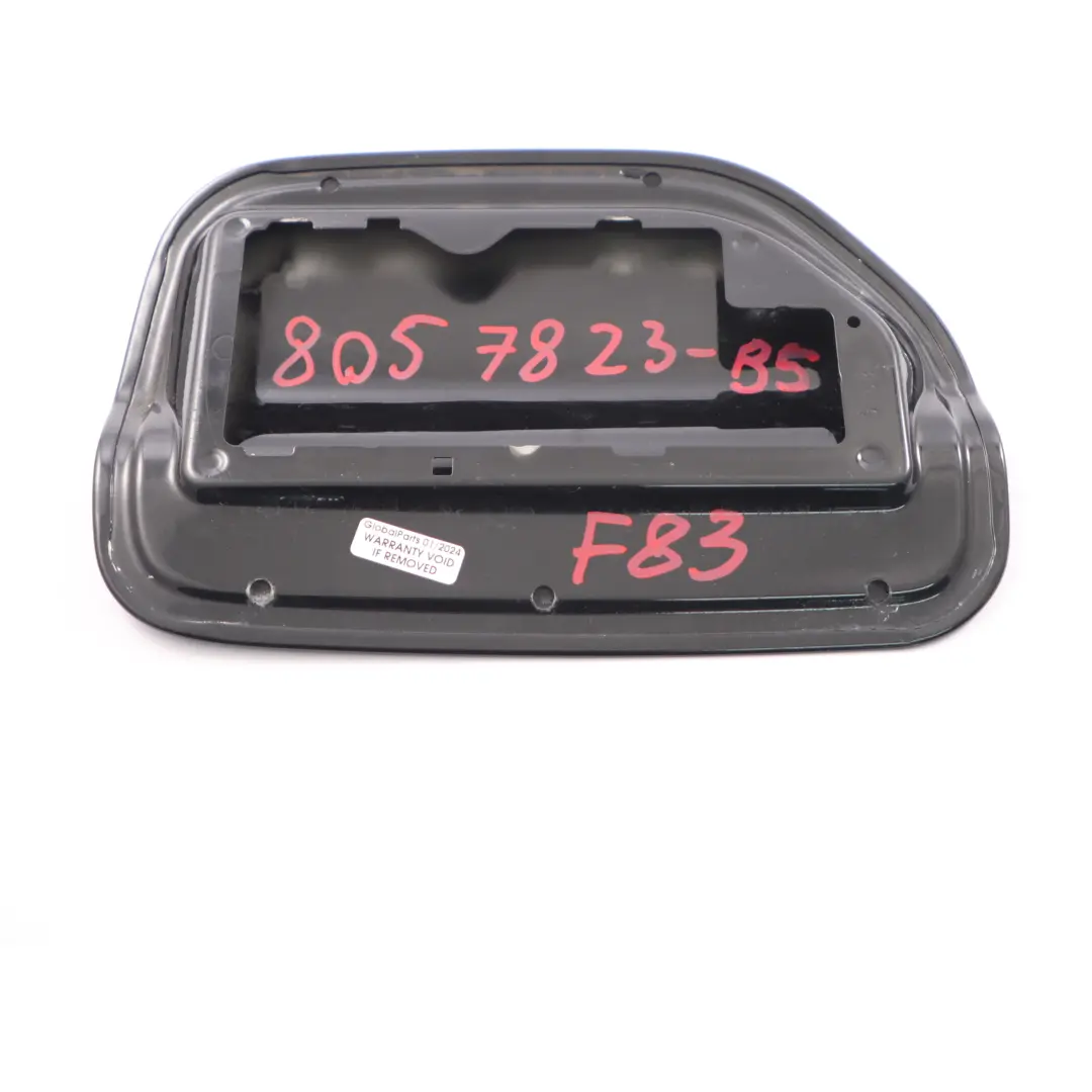 Couvercle Remplissage Carburant Trappe Noir Saphir Métallique - 475 pour BMW F83 M4 à propos du numéro de pièce 8057823 BMW F83 M4 Couvercle Remplissage Carburant Trappe Noir Saphir Métallique - 475 - SKU 8057823-BS - Numéro de pièce 8057823