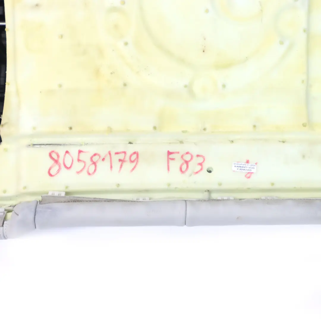 Bench Couch Sofa Cover Leather Silverstone to BMW F83 M4 Rear Seat with Part number 8058179 BMW F83 M4 Rear Seat Bench Couch Sofa Cover Leather Silverstone - SKU 8058179 - Part number 8058179