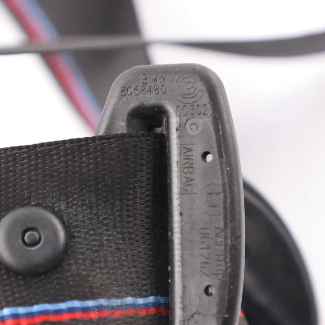  Cinturón BMW M4 F82 M2 F87 F22 LCI Asiento Delantero Derecho Cinturón - SKU 8058480 - Número de pieza 8058480