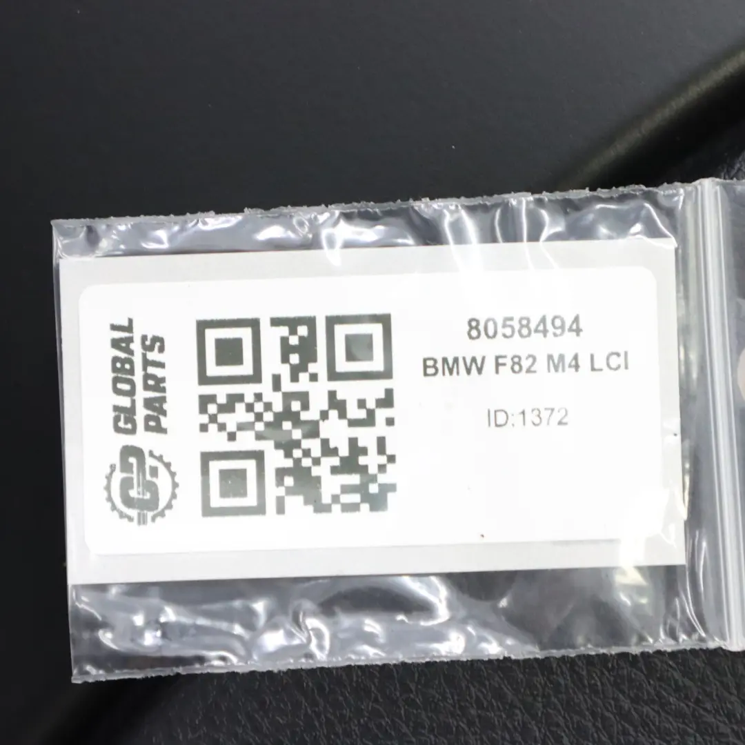 BMW F82 M4 Siège Avant Panneau arrière Panneau de la garniture droite - SKU 8058494 - Numéro de pièce 8058494