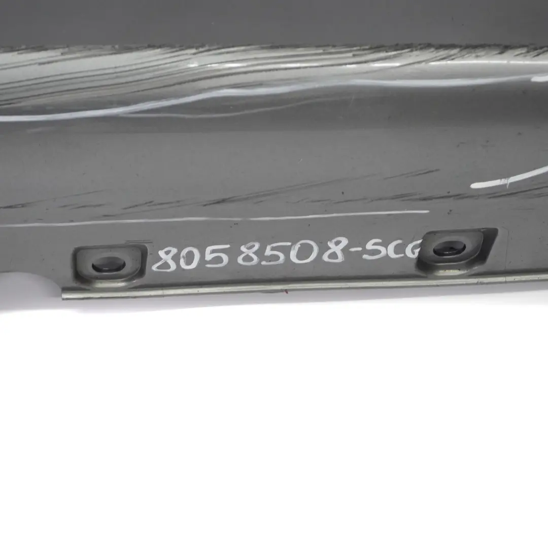 BMW X5 F15 Side Skirt Right O/S M Sport Sill Strip Cover Trim Spacegrau - A52 - SKU 8058508-SCG - Part number 8058508