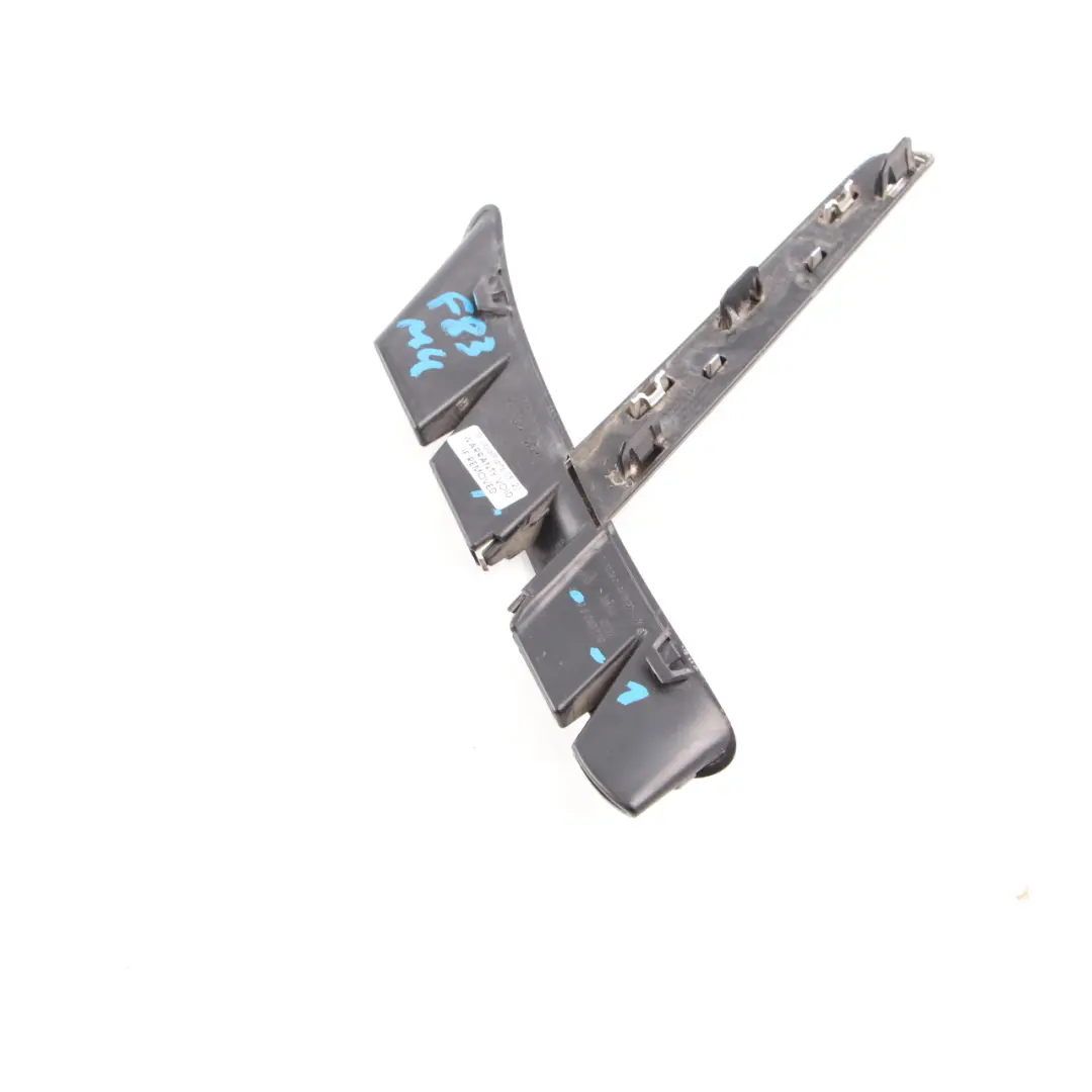 BMW F82 F83 M4 Emblème conduit ornemental Grille Aile chromée gauche - SKU 8058779-1 - Numéro de pièce 8058779