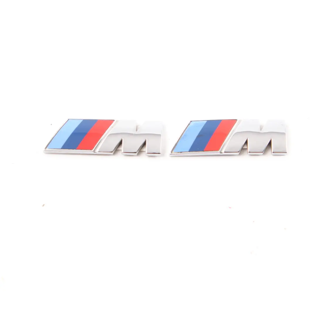 BMW F20 F21 F30 G20 Znaczki Loga Emblematy M Pakiet Zestaw - SKU 8058881/8058882 - Numer Części 8058881