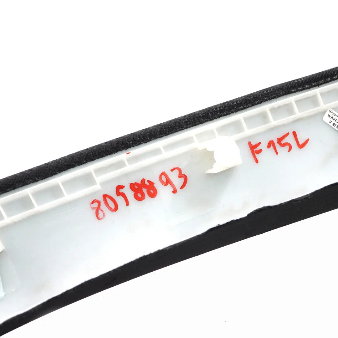 Pilar Cubierta Columna Panel Trim Izquierda Antracita para BMW X5 F15 A con número de pieza 8058893 BMW X5 F15 A Pilar Cubierta Columna Panel Trim Izquierda Antracita - SKU 8058893 - Número de pieza 8058893