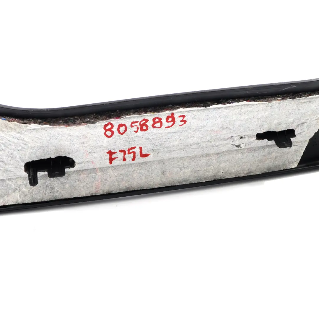 Couvercle coffre arrière gauche Couvercle garniture Anthracite pour BMW F15 à propos du numéro de pièce 7365229 BMW F15 Couvercle coffre arrière gauche Couvercle garniture Anthracite - SKU 7365229 - Numéro de pièce 7365229