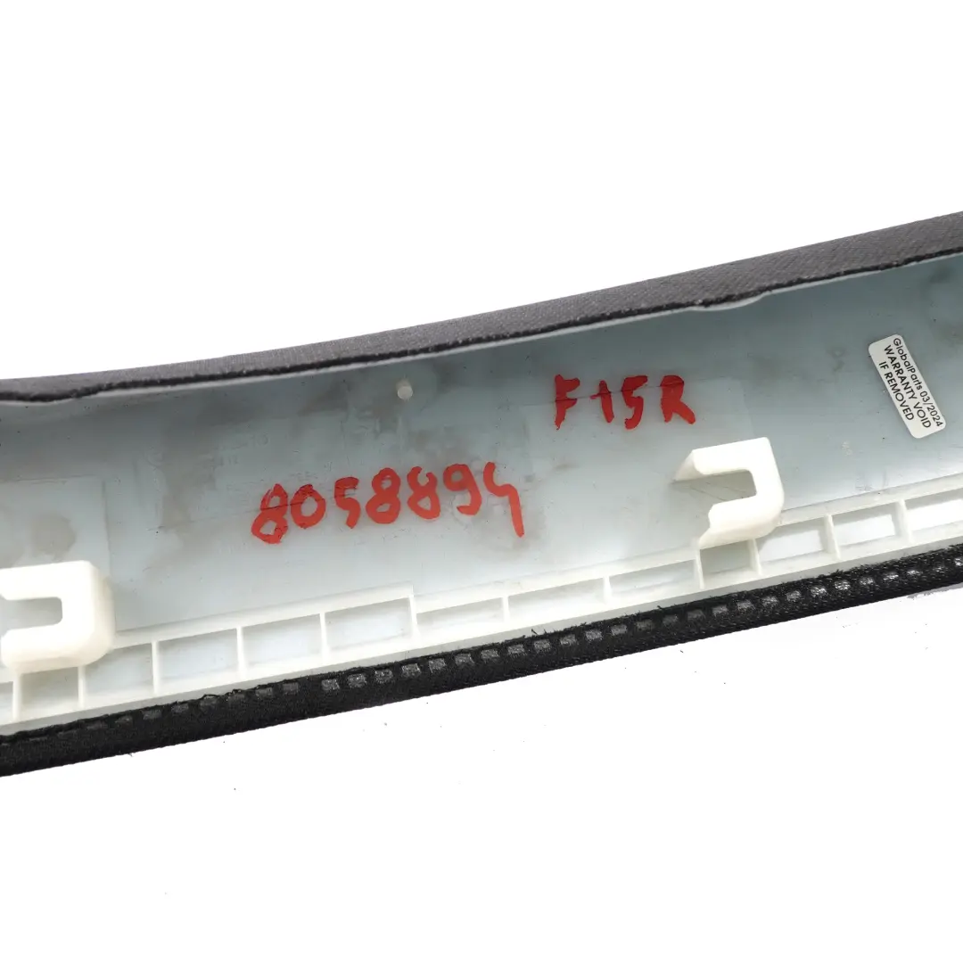 Osłona Poszycie Słupka A Prawe Antracyt do BMW X5 F15 o numerze 8058894 BMW X5 F15 Osłona Poszycie Słupka A Prawe Antracyt - SKU 8058894 - Numer Części 8058894