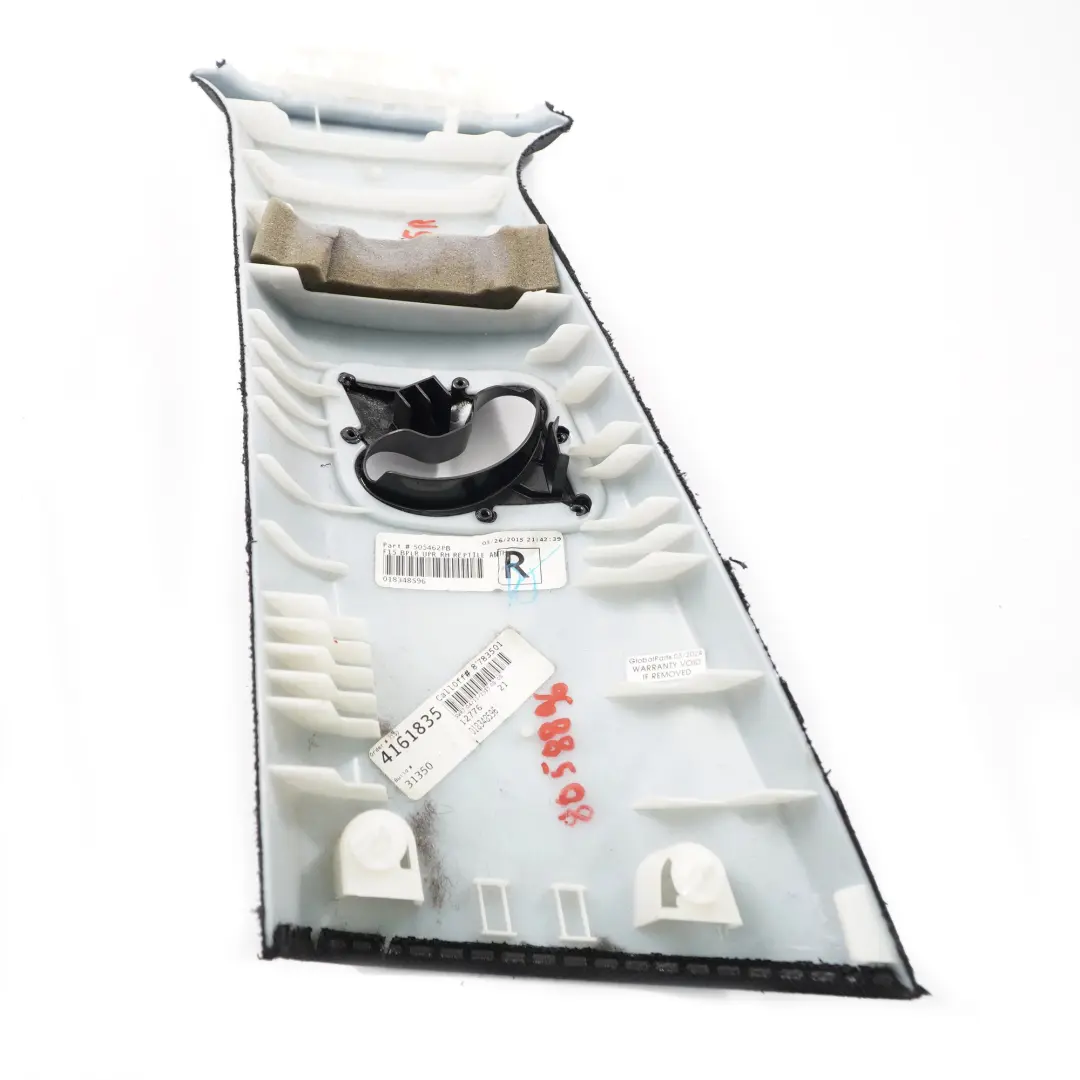 Abdeckung Verkleidung Säule Obere Säule B Rechts Anthrazit für BMW X5 F15 mit Teilenummer 8058896 BMW X5 F15 Abdeckung Verkleidung Säule Obere Säule B Rechts Anthrazit - SKU 8058896 - Teilenummer 8058896