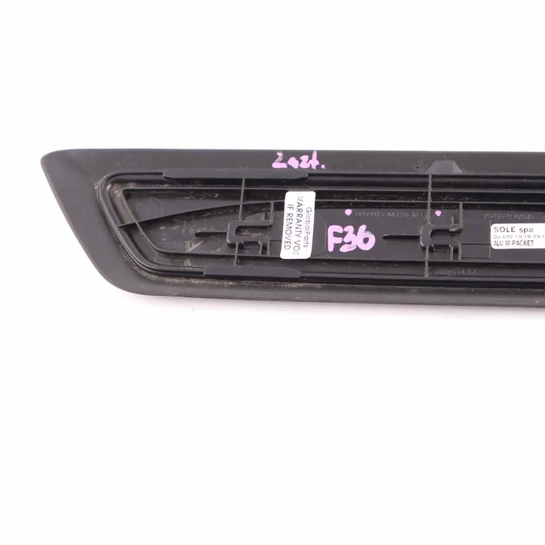 BMW F34 GT F36 Entrance Cover Rear Door Sill Step Plate Trim - SKU 8059015 - Part number 8059015