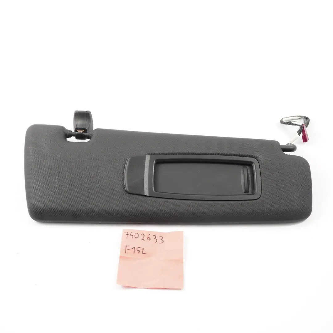 Pare-soleil Avec Miroir Droit O/S Light Anthrazit pour BMW F15 F85 à propos du numéro de pièce 8059050 BMW F15 F85 Pare-soleil Avec Miroir Droit O/S Light Anthrazit - SKU 8059050 - Numéro de pièce 8059050