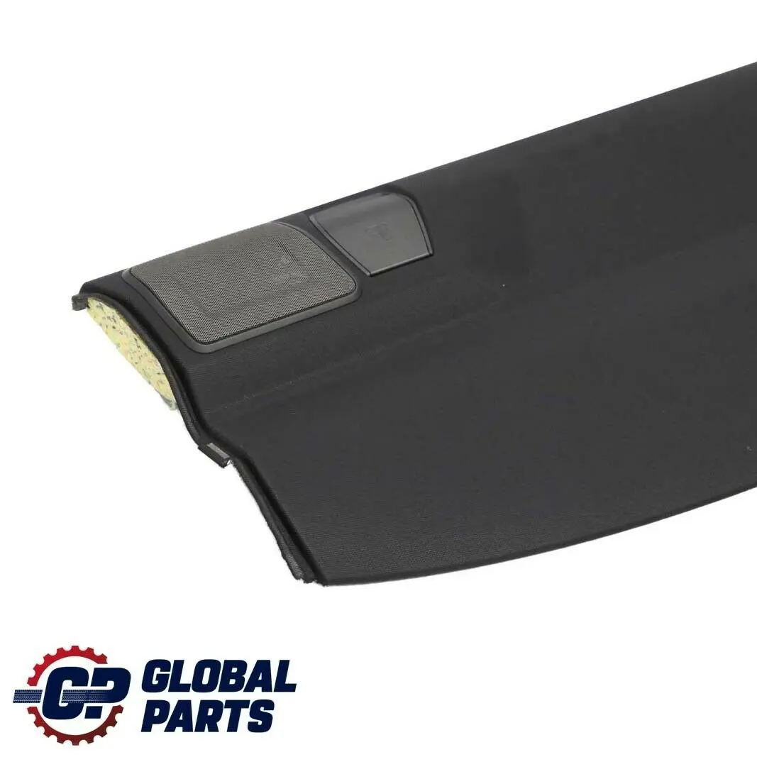 Ventana Trasera Parcela Estante Trim Panel Antracita para BMW F32 F82 M4 con número de pieza 8059291 BMW F32 F82 M4 Ventana Trasera Parcela Estante Trim Panel Antracita - SKU 8059291 - Número de pieza 8059291