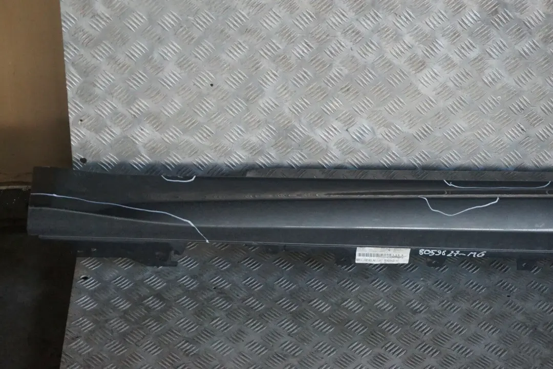 BMW 4 Reihe F82 F83 M4 Schwellerleiste Schweller Links Mineralgrau Grau - B39 - SKU 8059627-MG - Teilenummer 8059627